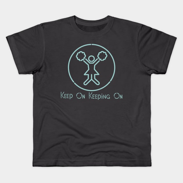 Keep On Keeping On - Death Stranding Kids T-Shirt by idontfindyouthatinteresting